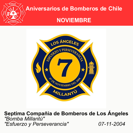 aniversario septimacompañia de bomberos de los angeles 