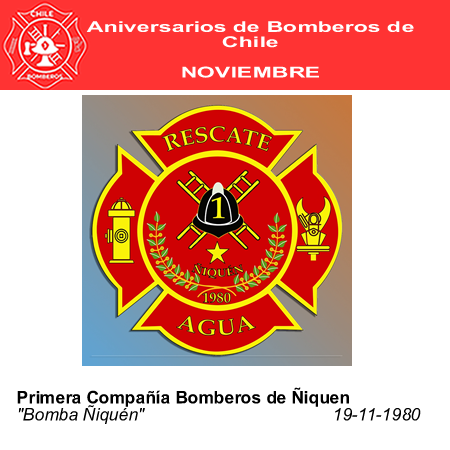 aniversario primera compañia bomberos ñiquen