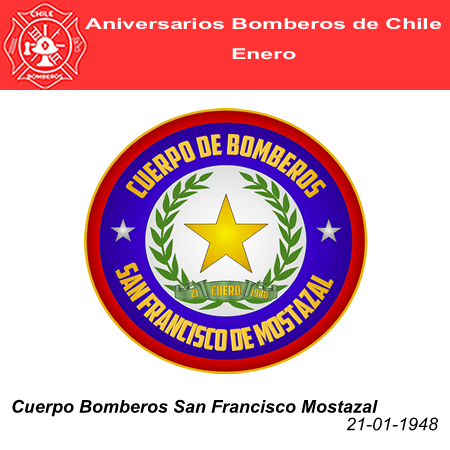 aniversario cuerpo bomberos san francisco mostazal