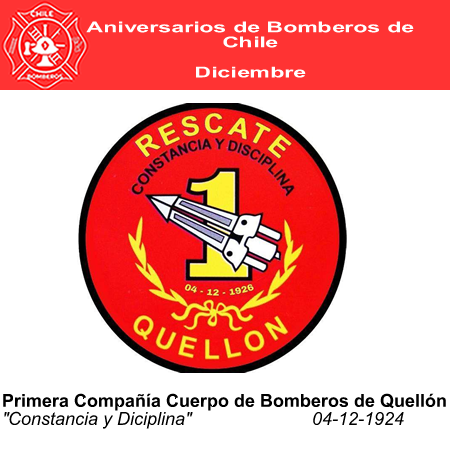 aniversario de la primera compañia de bomberos de pichilemu