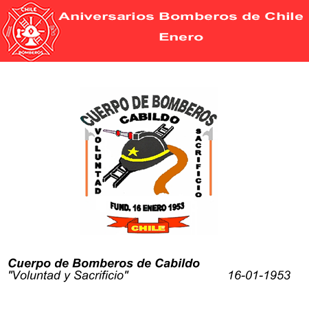aniversario cuerpo de bomberos de cabildo